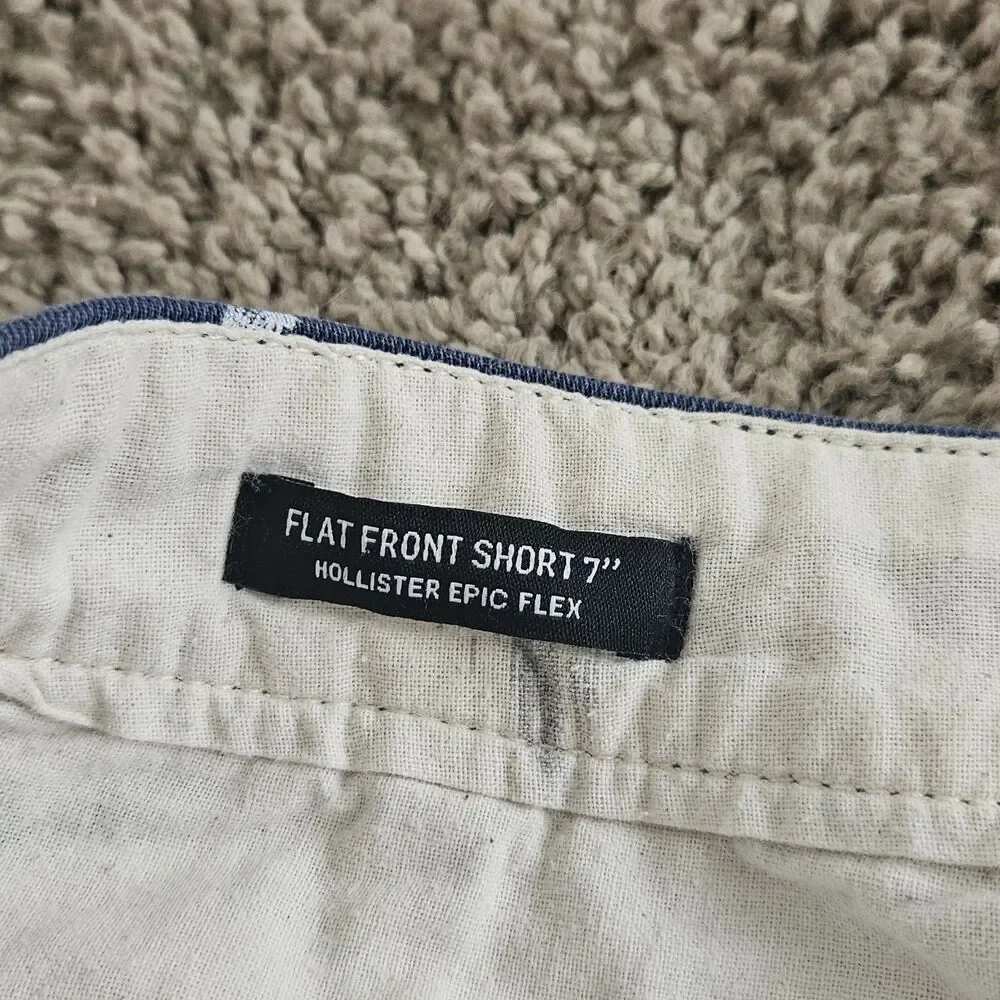 Hollister Flat Front Shorts Epic Flex Shorts Men's Size 32 Pineapple Preppy 7